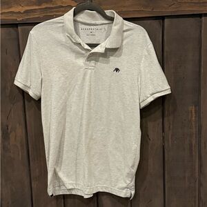 Aeropostale Men's Light Gray Polo Shirt nwot